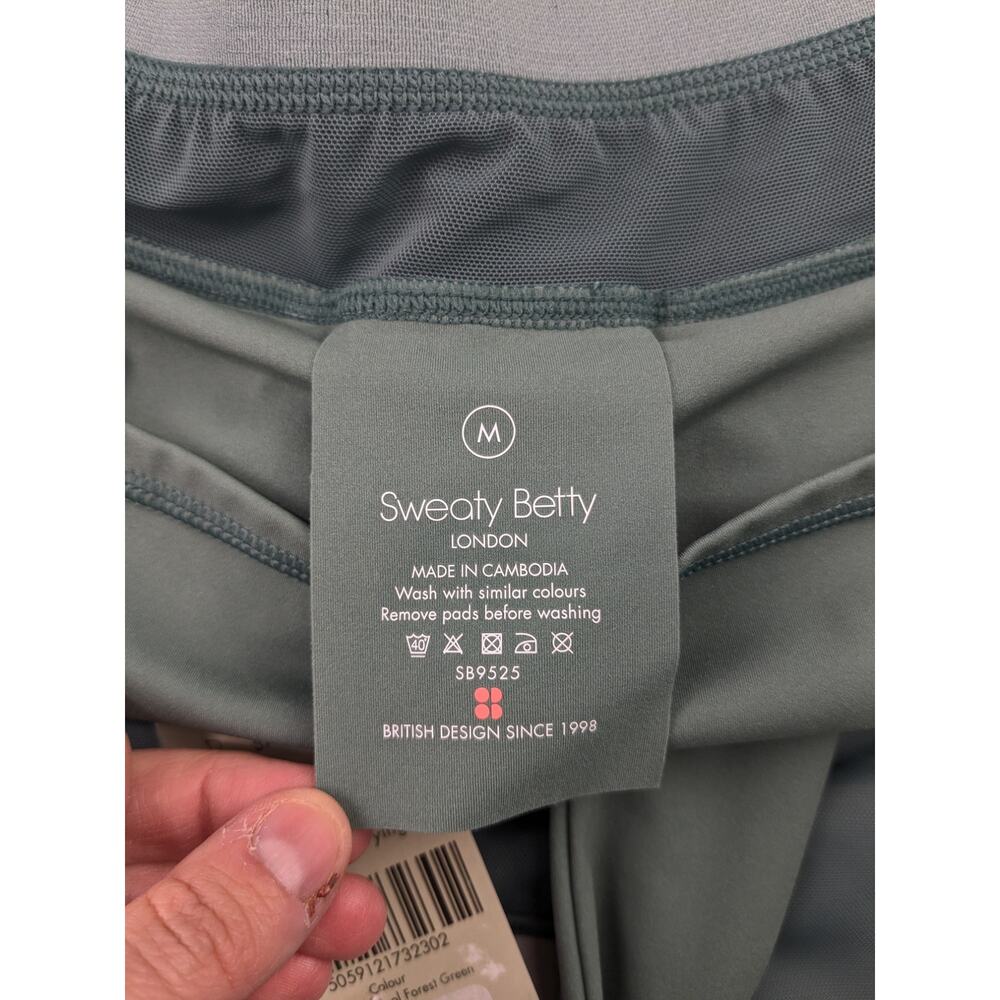 Sweaty Betty Power Illusion Workout Bra Tank - Sage - Picture 6 of 6